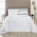Cobre Leito Queen Poppy Dupla Face Micropercal 300 Fios 3 Peças - Branco