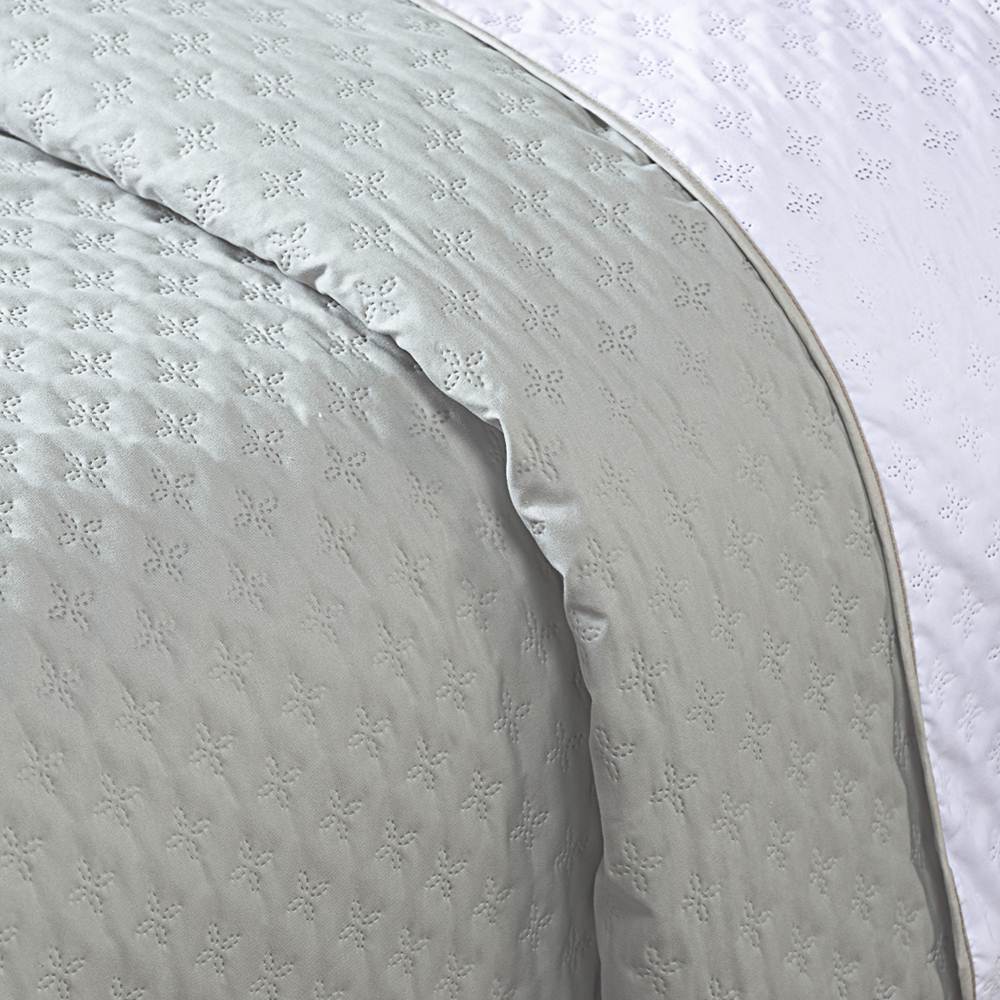 Colcha Cobre Leito Solteiro Milão Dupla Face Micropercal 200 Fios 2 Peças - Linho