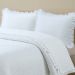 Colcha King Malvinni Micropercal 300 Fios 3 Peças - Branco