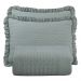 Colcha King Malvinni Micropercal 300 Fios 3 Peças - Cinza