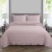 Colcha King Malvinni Micropercal 300 Fios 3 Peças - Malva