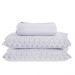 Colcha Queen Home Madrid com Bordado Inglês Micropercal 300 Fios 3 Peças - Branco