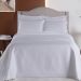 Colcha Queen Home Madrid com Bordado Inglês Micropercal 300 Fios 3 Peças - Branco
