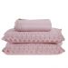 Colcha Queen Home Madrid com Bordado Inglês Micropercal 300 Fios 3 Peças - Rose