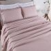 Colcha Queen Home Madrid com Bordado Inglês Micropercal 300 Fios 3 Peças - Rose