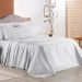 Colcha Queen Home Paris com Bordado Inglês Micropercal 300 Fios Toque de Algodão 3 Peças - Branco