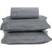Colcha Queen Home Paris com Bordado Inglês Micropercal 300 Fios Toque de Algodão 3 Peças - Chumbo