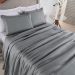 Colcha Queen Home Paris com Bordado Inglês Micropercal 300 Fios Toque de Algodão 3 Peças - Chumbo