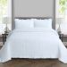 Colcha Queen Malvinni Micropercal 300 Fios 3 Peças - Branco