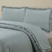 Colcha Queen Malvinni Micropercal 300 Fios 3 Peças - Cinza