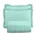 Colcha Queen Malvinni Micropercal 300 Fios 3 Peças - Verde Menta