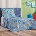 Colcha Solteiro Bouti Kids Dupla Face Estampado 2 Peças - Astronauta