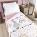 Colcha Solteiro Bouti Kids Dupla Face Estampado 2 Peças - Litlle Princess
