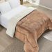 Edredom King Coberdrom Dupla Face Sherpa/Mantinha Everest 1 Peça - Apricot Terra