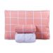 Jogo de Lençol Solteiro Classic Estampado 160 Fios 3 Peças - Grid Rose