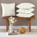 Kit 04 Almofadas Cheias Aveline 45cm x 45cm - Off White