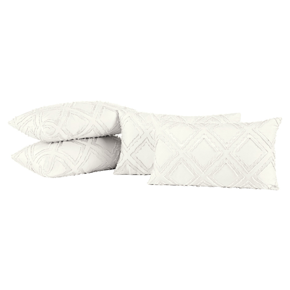 Kit 04 Almofadas Cheias Aveline 60cm x 30cm - Off White