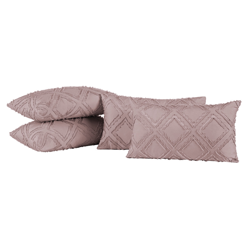 Kit 04 Almofadas Cheias Aveline 60cm x 30cm - Rose