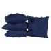 Kit 04 Almofadas Cheias Poppy 45cm x 45cm - Marinho