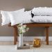 Kit 04 Almofadas Cheias Poppy 60cm x 30cm - Branco