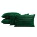 Kit 04 Almofadas Cheias Velvet Bariloche Manta Flannel 60cm x 30cm - Esmeralda