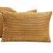 Kit 04 Almofadas Cheias Velvet Bariloche Manta Flannel 60cm x 30cm - Mostarda