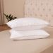Kit 2 Fronhas Linea 50cm x 70cm Micropercal 200 Fios - Bege