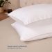 Kit 2 Fronhas Linea 50cm x 70cm Micropercal 200 Fios - Bege
