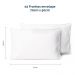 Kit 2 Fronhas Linea 50cm x 70cm Micropercal 200 Fios - Bege