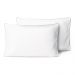 Kit 2 Fronhas Linea 50cm x 70cm Micropercal 200 Fios - Cinza