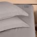 Kit 2 Fronhas Slim com 3 Abas 50cm x 70cm Micropercal 200 Fios - Cinza