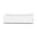 Kit 2 Fronhas para Travesseiro de Corpo Slim 1,50cm x 50cm - Branco