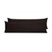 Kit 2 Fronhas para Travesseiro de Corpo Slim 1,50cm x 50cm - Preto