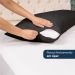 Kit 2 Fronhas para Travesseiro de Corpo Slim 1,50cm x 50cm - Preto