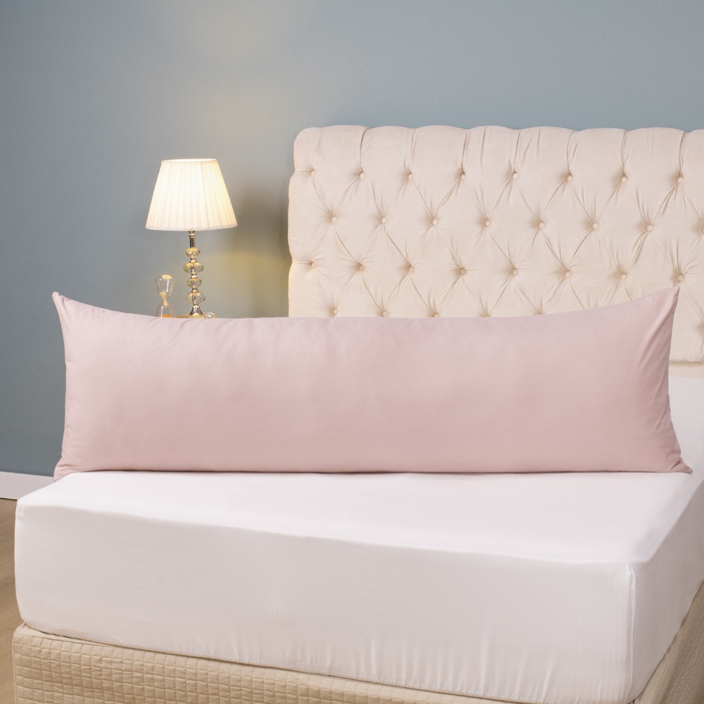 Kit 2 Fronhas para Travesseiro de Corpo Slim 1,50cm x 50cm - Rose