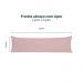 Kit 2 Fronhas para Travesseiro de Corpo Slim 1,50cm x 50cm - Rose
