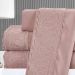 Kit Cobre Leito Casal Padrão + Jogo de Lençol Micropercal 300 Fios com Bordado Inglês Santorini 7 Peças - Malva