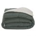 Kit Edredom King Coberdrom Soft Hipercal/Sherpa 5 Peças - Verde