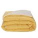 Kit Edredom Queen Coberdrom Soft Hipercal/Sherpa 5 Peças - Amarelo