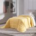 Kit Edredom Solteiro Coberdrom Soft Hipercal/Sherpa 3 Peças - Amarelo