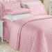 Kit Top Line Cobre Leito Queen 180 Fios + Jogo de Lençol - 7 Peças Rose