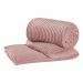 Manta Cobertor Queen Canelada Velvet Bariloche - Rose