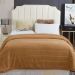 Manta Cobertor Queen Roma Flannel Ultrasoft - Caramelo