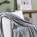 Manta Cobertor Queen Siberia Flannel Microfibra - Flint Cinza