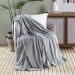 Manta Cobertor Queen Siberia Flannel Microfibra - Flint Cinza