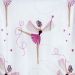 Manta Solteiro Infantil Bouti Kids Flannel 1 Peça - Bailarina