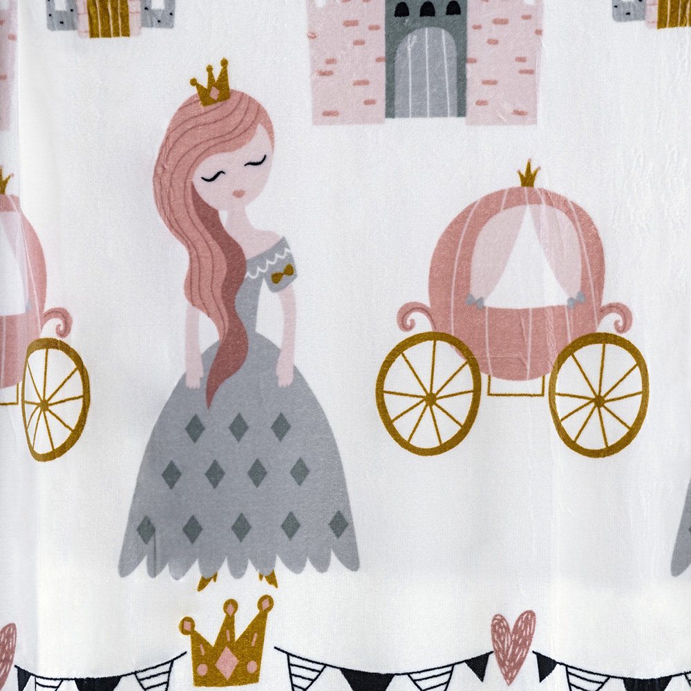 Manta Solteiro Infantil Bouti Kids Flannel 1 Peça - Little Princess