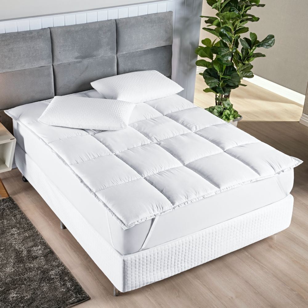 Pillow Top Queen Suavitec Micropercal 200 Fios - 1 Peça