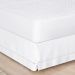 Saia Para Cama Box King Ponto Palito 1 Peça - Branco
