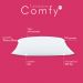 Travesseiro Comfy Suporte Alto Fibra Siliconizada 550 Gramas 70cm x 50cm - 1 Unidade